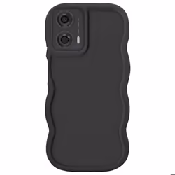Coque - Motorola - Moto G24 G04 G04s - Silicone Antichoc - Noir - Design Moderne