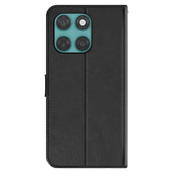 Étui Vintage - Motorola - Edge 60 Fusion/Edge 60 - Noir - 3 emplacements cartes - Support vidéo
