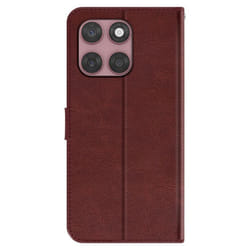 Étui Vintage - Motorola - Edge 60 Fusion/Edge 60 - Marron - Cuir synthétique - Aimanté