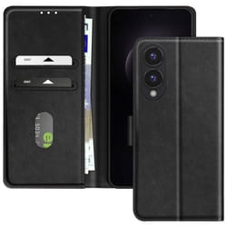 Étui pour smartphone - Samsung - Galaxy S25 Edge - Noir - Portefeuille - Support Vidéo