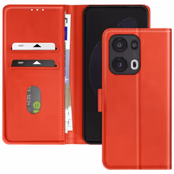 Étui pour téléphone - Chesterfield - Oppo Reno 13 Pro - Rouge - Portefeuille - Support Vidéo