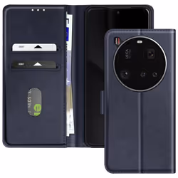 Étui pour téléphone - Xiaomi - 15 Ultra - Portefeuille - Support Vidéo - Bleu Nuit