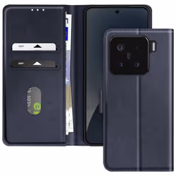 Étui pour smartphone - Xiaomi - 15 - Portefeuille - Support Vidéo - Bleu Nuit