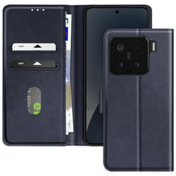 Étui pour smartphone - Xiaomi - 15 - Portefeuille - Support Vidéo - Bleu Nuit