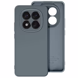 Coque - Xiaomi - Redmi Note 14 Pro/Pro Plus - Semi-rigide - Protection antichoc - Gris foncé