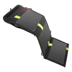 Chargeur Solaire Étanche 20W Double USB Pliable pour lextérieur Noir