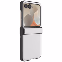 Coque Clapet - Motorola - Razr 60/50 5G - Protection 3-en-1 - Simili Cuir - Coque Rigide
