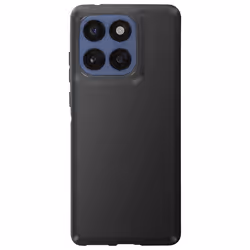 Coque - Motorola - Edge 60 Fusion/Edge 60 - Silicone Souple - Mat Noir - Protection Anti-Traces