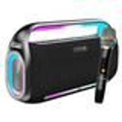 Enceinte Bluetooth - Swissten - Harmony - 200W - Autonomie 13 Heures - Micro Karaoké