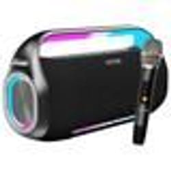 Enceinte Bluetooth avec Microphone Portable 300W Autonomie 15 Heures Swissten Noir