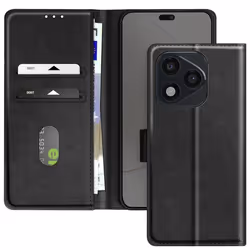 Étui pour Honor 400 Lite - Chesterfield - Noir - Portefeuille - Support Vidéo - Aimanté
