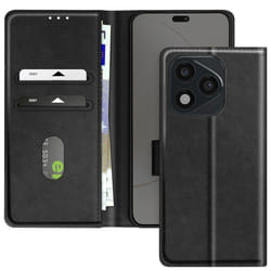 Étui pour Honor 400 Lite - Chesterfield - Noir - Portefeuille - Support Vidéo - Aimanté