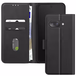 Étui pour smartphone - Google - Pixel 9a - Noir - Portefeuille - Support Vidéo