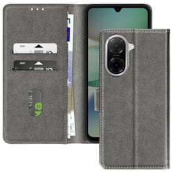 Étui Portefeuille - Xiaomi - Redmi A5 - Gris - Support Vidéo - Languette Magnétique