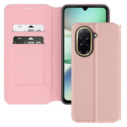 Étui pour smartphone - Xiaomi - Redmi A5 - Rose Champagne - Clapet magnétique - Support vidéo
