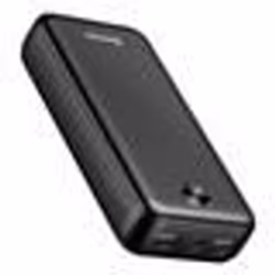 Batterie Externe 20000mAh 10.5W avec Double Port USB LED Indicateur Swissten Noir