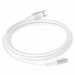 Câble de Charge USB vers USB-C 36W Charge Rapide Longueur 1.2m LinQ Blanc