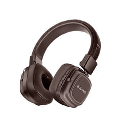 Casque Stéréo - Portland - Bluetooth 5.3 - Marron - Autonomie Longue Durée - Micro Intégré