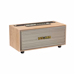 Enceinte Bluetooth - Bronx - Bolaris - 8W - Bluetooth 5.0 - Design Retro Blanc/Gris