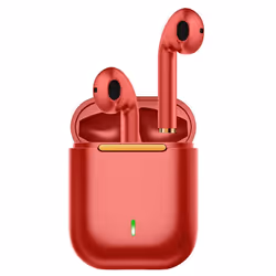 Écouteurs sans fil - Andrea - TWS Bluetooth 5.0 - Ultra Léger - Rouge - 30h dautonomie