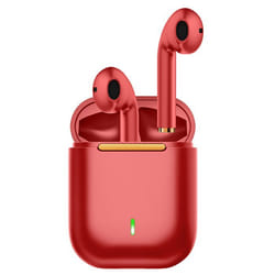 Écouteurs sans fil - Andrea - TWS Bluetooth 5.0 - Ultra Léger - Rouge - 30h dautonomie