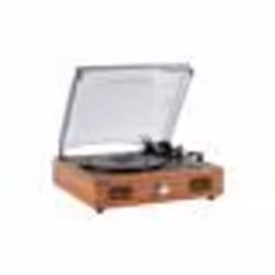 Platine Vinyle - Bolaris - Oxford - Bluetooth 5.0 - Haut-parleurs intégrés - Marron