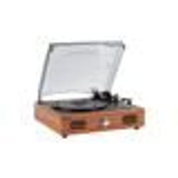 Platine Vinyle - Bolaris - Oxford - Bluetooth 5.0 - Haut-parleurs intégrés - Marron
