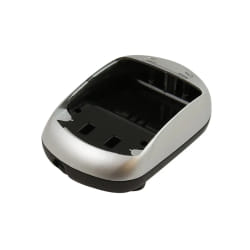 Avizar Chargeur Universel Batterie Li-ion pour Appareil Photo et Caméscope Noir / Argent
