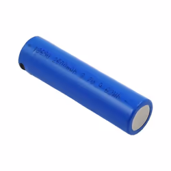 Pile 3.7V 2600mAh Li-ion 9.6Wh Compatible 18650 avec Port USB-C Rechargeable