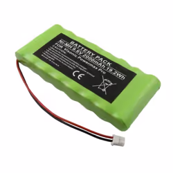 Batterie pour Centrale d’Alarme Visonic PowerMax Pro Li-ion 9.6V 1800mAh 17.3Wh Vert