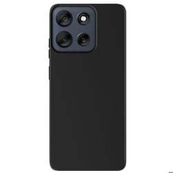 Coque pour Motorola Moto G56 Silicone Souple Mat Noir