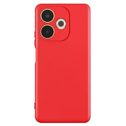 Coque pour Oppo A5 Pro Protection Silicone Soft-Touch Rouge