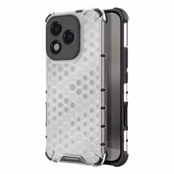 Coque Antichoc Honor 400 Lite avec coins renforcés et design alvéoles Blanc