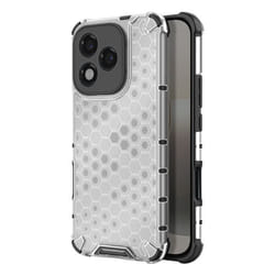 Coque Antichoc Honor 400 Lite avec coins renforcés et design alvéoles Blanc
