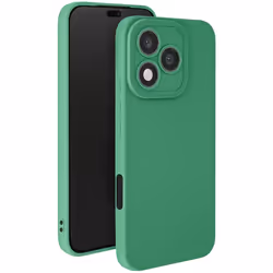 Coque pour Honor 400 Lite Silicone Lisse Bloc Caméra Protégé Vert