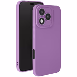Coque pour Honor 400 Lite Silicone Lisse Bloc Caméra Protégé Violet