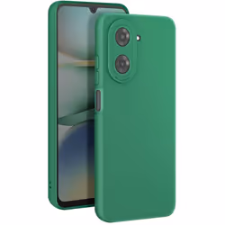 Coque pour Xiaomi Redmi A5 Silicone Lisse Bloc Caméra Protégé Vert