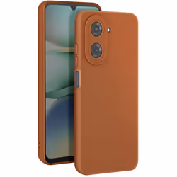 Coque pour Xiaomi Redmi A5 Silicone Lisse Bloc Caméra Protégé Marron