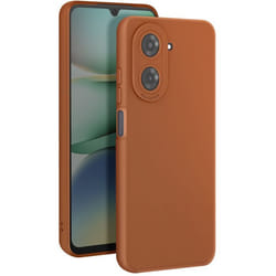 Coque pour Xiaomi Redmi A5 Silicone Lisse Bloc Caméra Protégé Marron