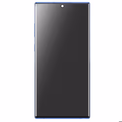 Écran pour Samsung Note 10 Plus LCD + Vitre Tactile + Châssis Original Samsung Bleu