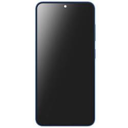 Écran pour Samsung Galaxy S25 LCD + Vitre Tactile + Châssis Original Samsung Bleu