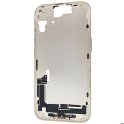 Châssis Central pour iPhone 15 Cadre intermédiare de Remplacement Jaune