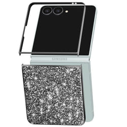 Coque pour Samsung Galaxy Z Flip 7 Pailletée Scintillante Ultra-Chic Noir