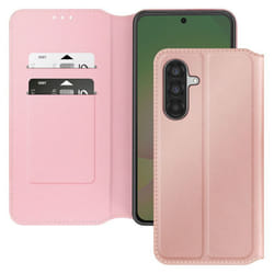 Étui pour Samsung Galaxy A56 avec Porte-cartes et Fonction Support Rose champagne