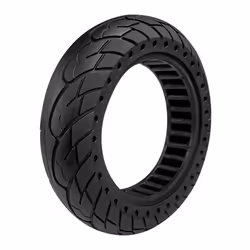 Pneu Plein 10 Pouces pour Trottinette Ninebot G30 Anti-Crevaison Noir