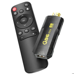 Convertisseur TV Android 4K Ultra HD Stick TV HDMI avec Télécommande Streaming WiFi Téléviseur