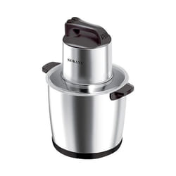 Hachoir Électrique - SOKANY - SK-666666 - 2000W - Bol Inox 10L - Noir/Argent