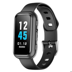 Bracelet Enregistreur Vocal - AVIZAR - 8Go - Dictaphone HD - Réduction du Bruit - Lecteur MP3 Intégré