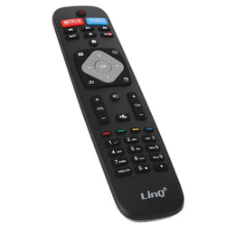 Télécommande Universelle - LINQ - Philips - Portée 8m - Accès direct Netflix et YouTube - Noir