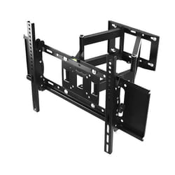 Support mural TV - AVIZAR - Universel 32-80 pouces - Orientable et inclinable - Charge 50 kg - Acier Noir